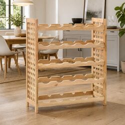Organize Your Wine Collection - Friendly 5-Tier Rack for 25 Bottles
