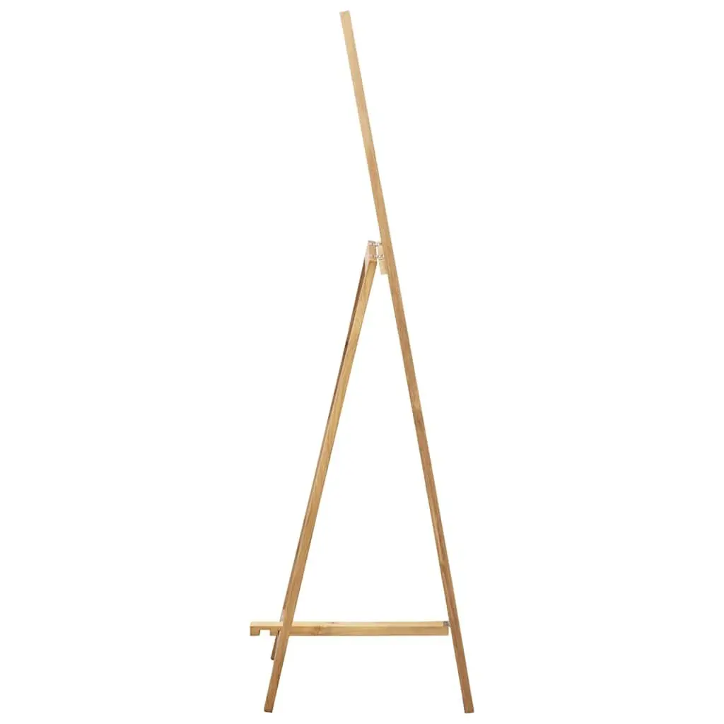 Freestanding Mirror Brown Solid Oak Wood Frame Bedroom Bathroom Hallway Decor