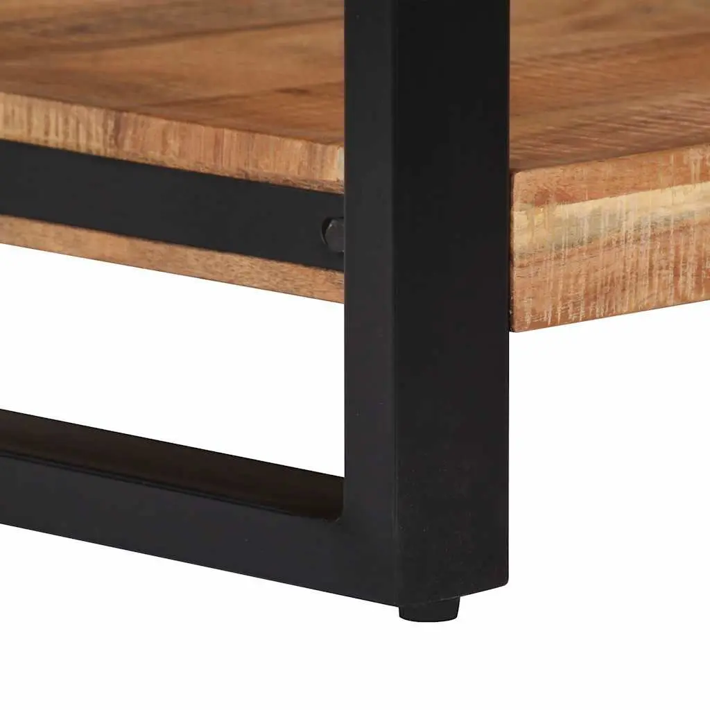 Coffee Table Handmade Retro 60x60x40 cm Brown Solid Acacia Wood