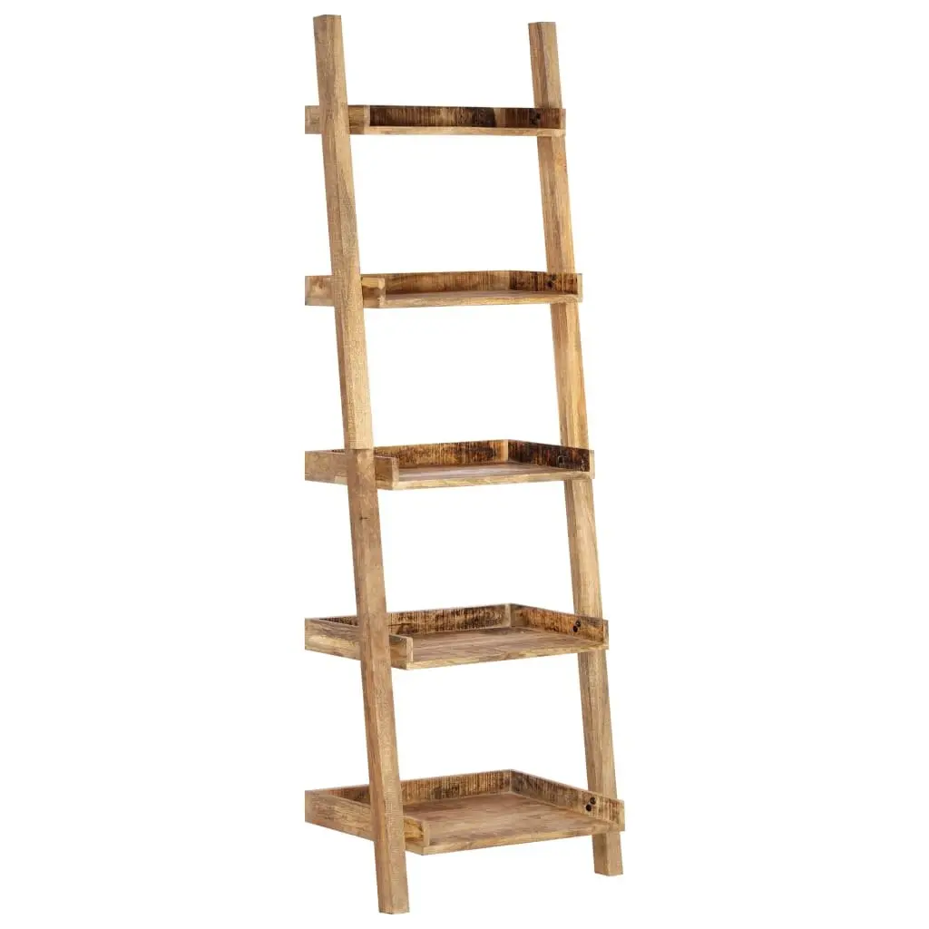5-Tier Brown Ladder Shelf