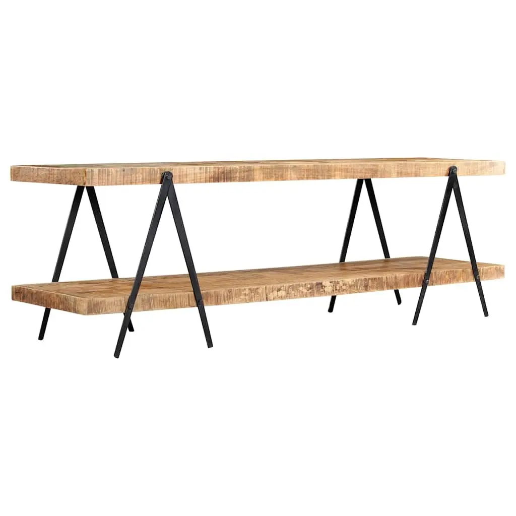 TV Cabinet 160x40x50 cm Solid Mango Wood Storage Unit Media Furniture