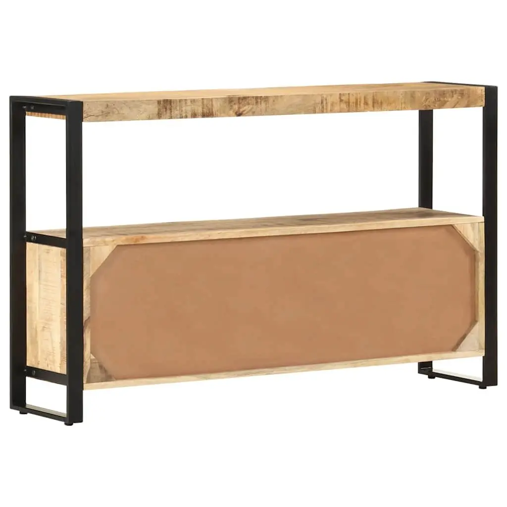 Side Cabinet 120x30x75 cm Solid Mango Wood Brown Sideboard Storage Furniture