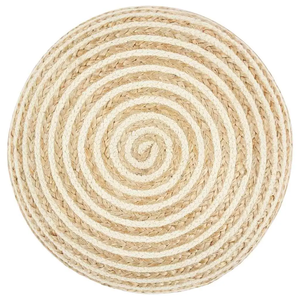 Jute Pouffe Footstool