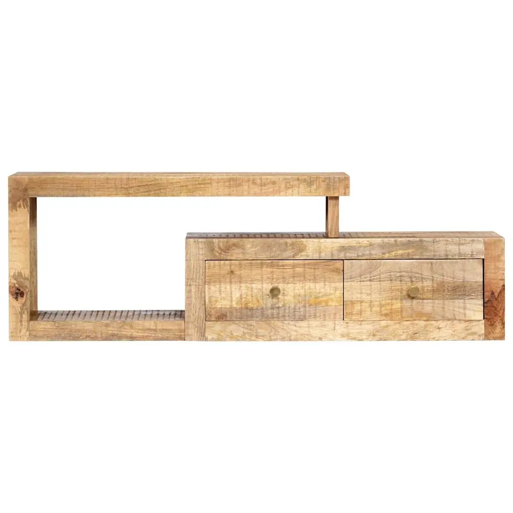 TV Cabinet Solid Mango Wood Brown 120x30x40cm Storage Unit