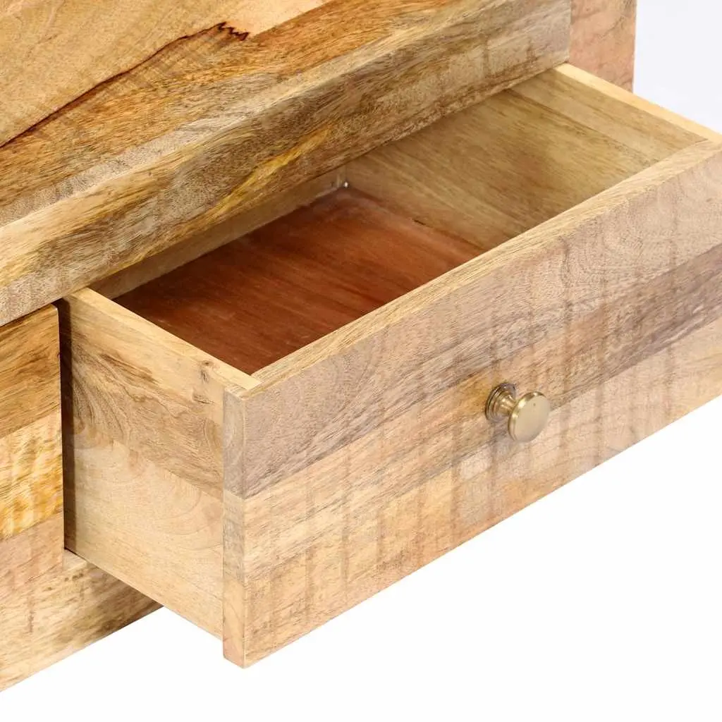 TV Cabinet Solid Mango Wood Brown 120x30x40cm Storage Unit