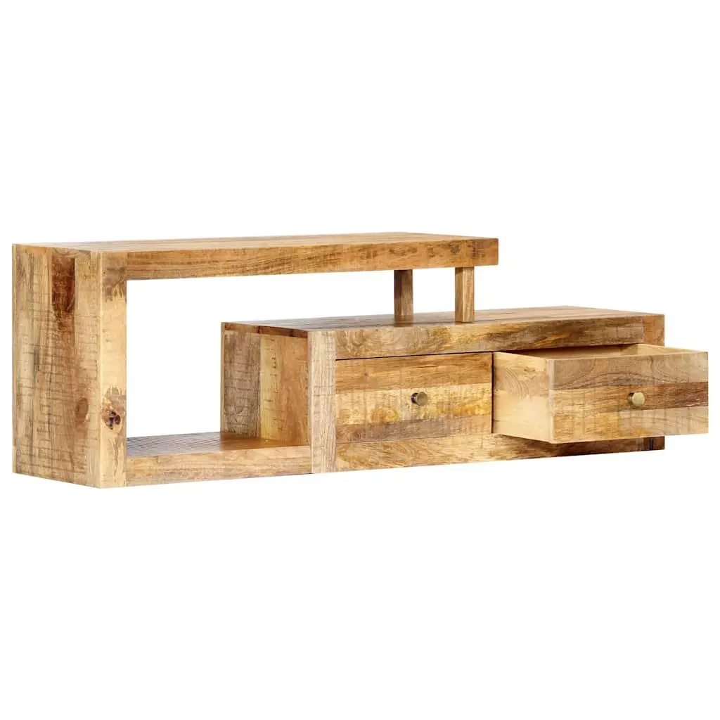 TV Cabinet Solid Mango Wood Brown 120x30x40cm Storage Unit