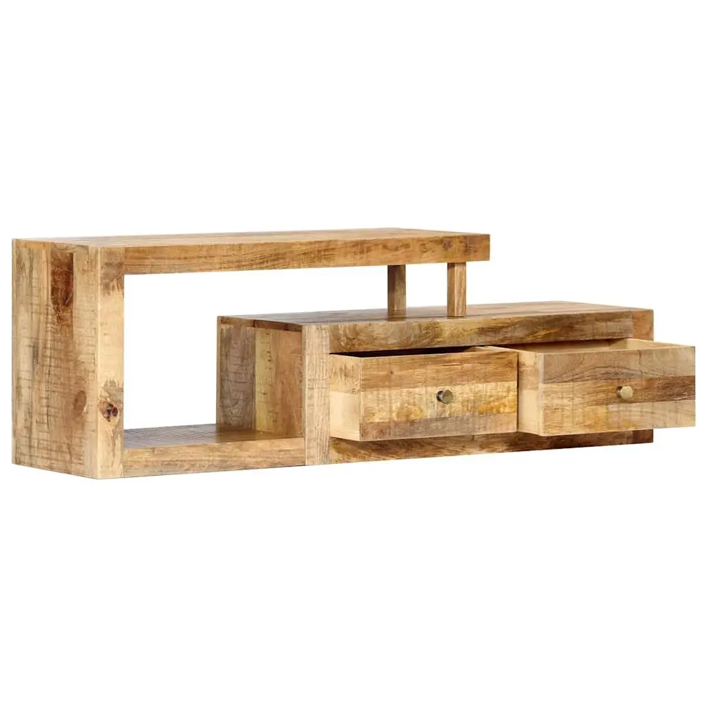 TV Cabinet Solid Mango Wood Brown 120x30x40cm Storage Unit