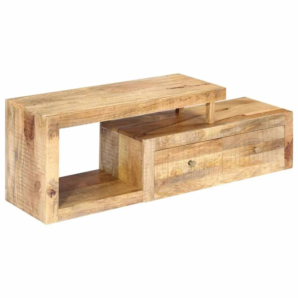 TV Cabinet Solid Mango Wood Brown 120x30x40cm Storage Unit