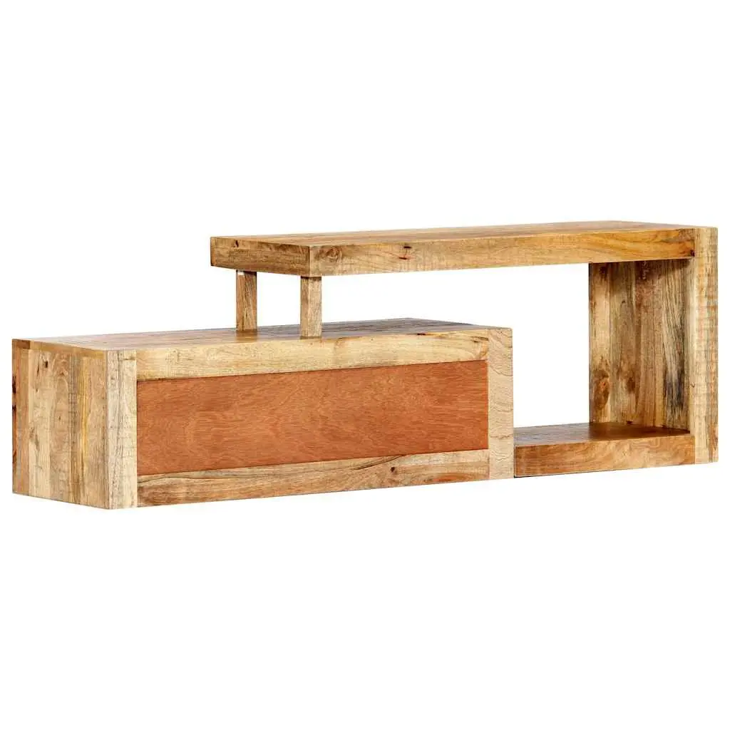 TV Cabinet Solid Mango Wood Brown 120x30x40cm Storage Unit