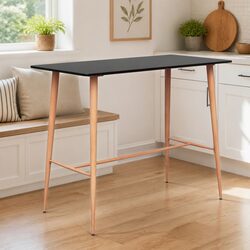 Friendly Black Bar Table for Your Kitchen or Dining