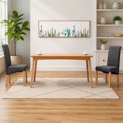Get Cozy with This Set of 2 Grey Fabric Chairs