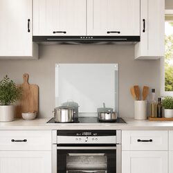 Tempered Glass Kitchen Backsplash Splashguard 70x60cm Wall Protection