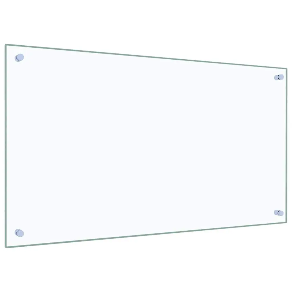 Tempered Glass Splashback Transparent 90x50 cm