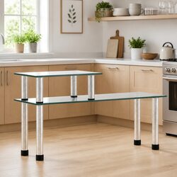 Friendly 2-Tier Kitchen Shelf for Your Organization Needs