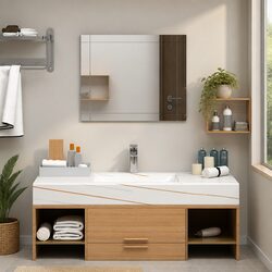 Your Friendly 60x50 cm Silver Glass Wall Mirror