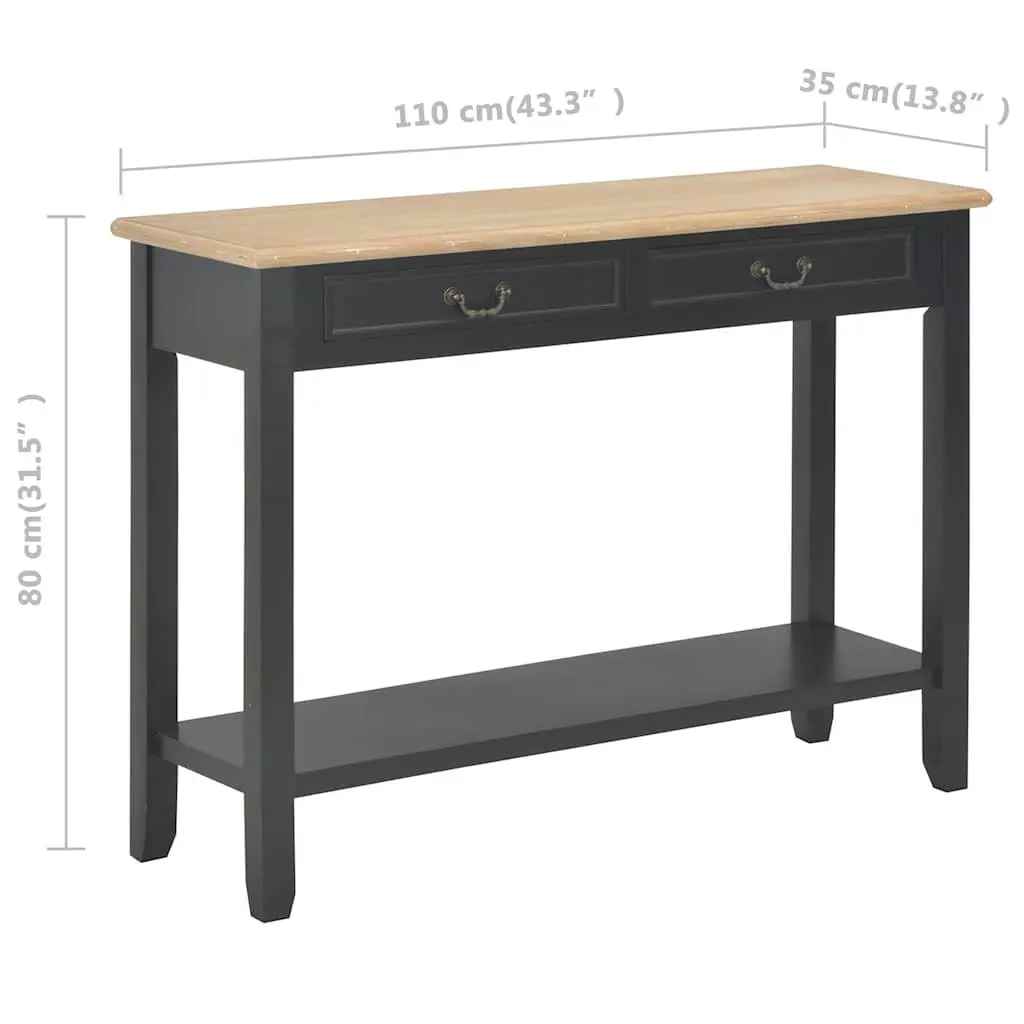 Black Console Table