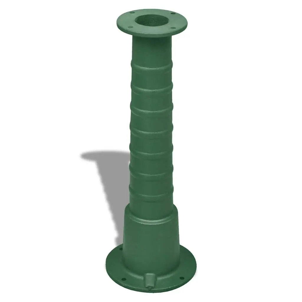Hand Water Pump with Stand Garden Well Draw Up to 8M Deep Cast Iron Green