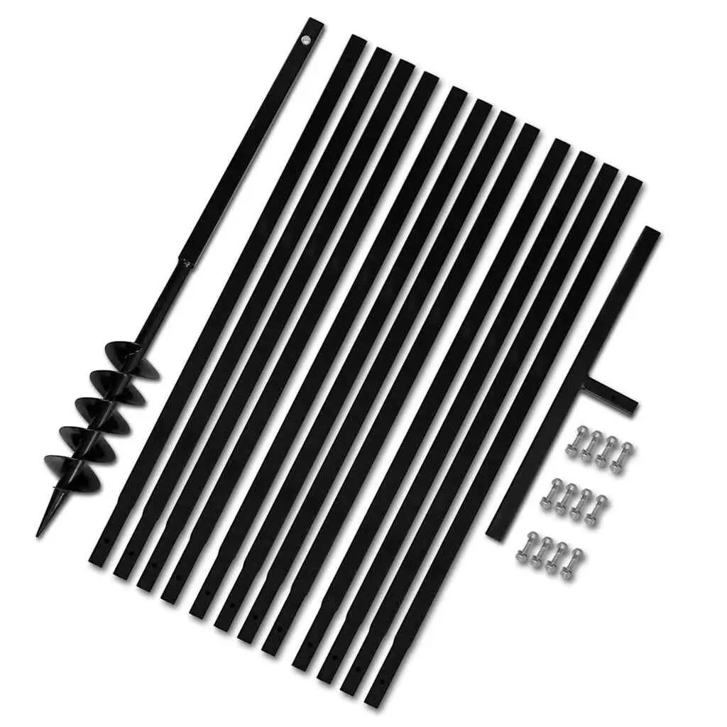 Ground Drill Auger 100mm with Handle Extension Tubes 13m