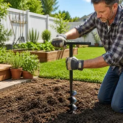 Your Go-To Tool: 120mm Ground Drill Auger with Extensions