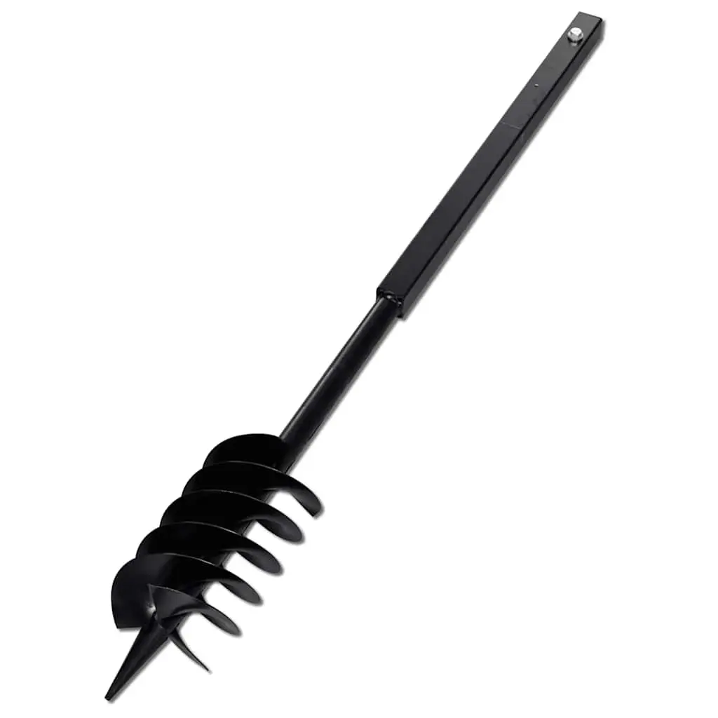 Ground Drill Auger 150mm with Handle Extension Tubes 5m Steel Soil Aeration