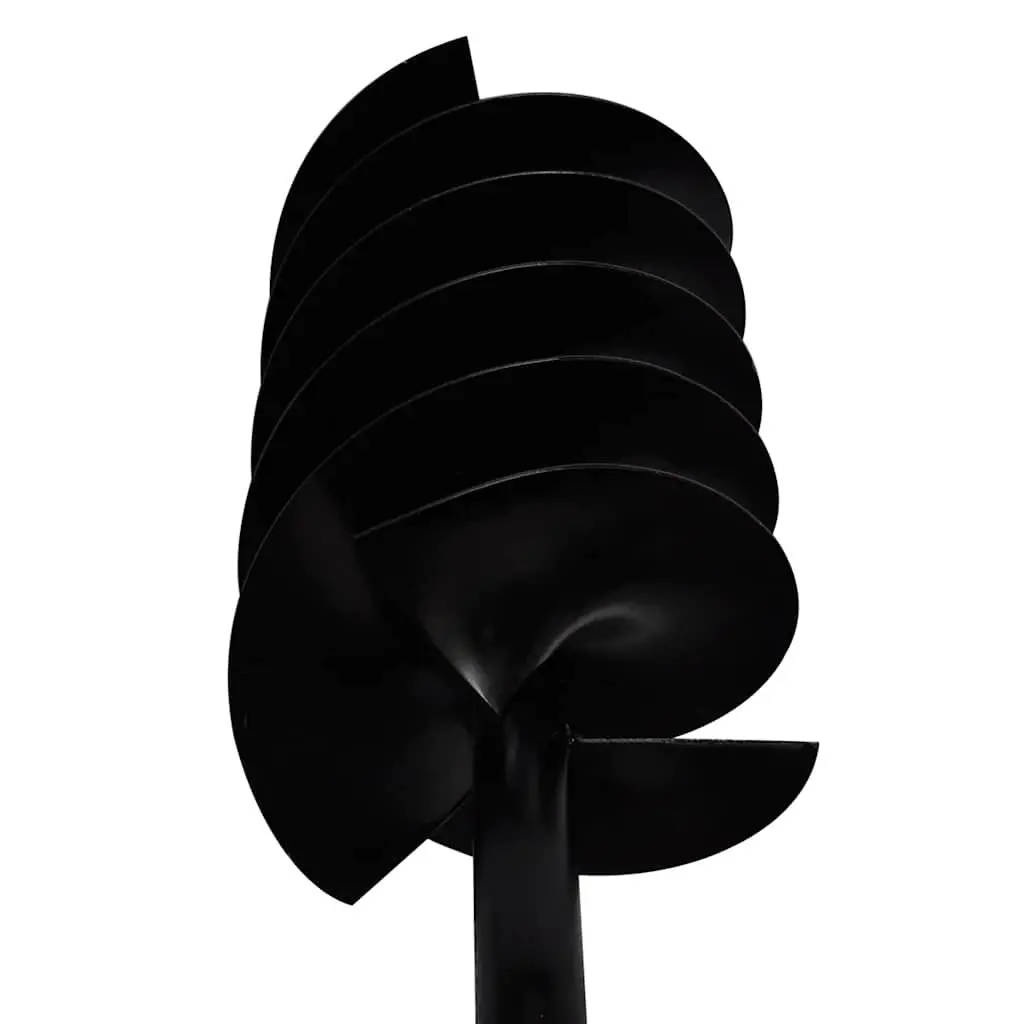 Ground Drill Auger 150mm with Handle Extension Tubes 5m Steel Soil Aeration