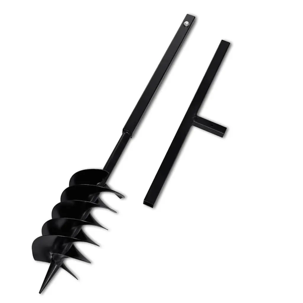 Ground Drill Auger 150mm with Handle Extension Tubes 9m Steel Soil Digging Tool