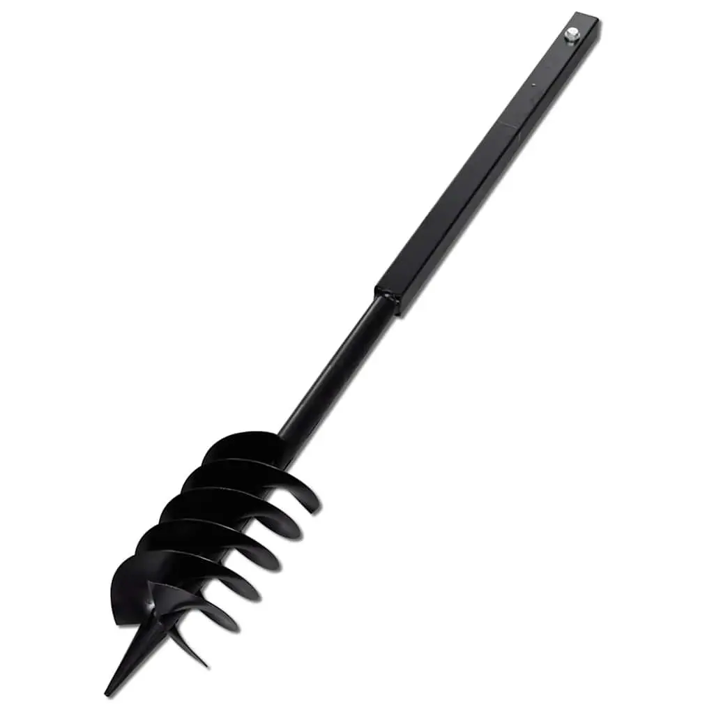 Ground Drill Auger 150mm with Handle Extension Tubes 9m Steel Soil Digging Tool