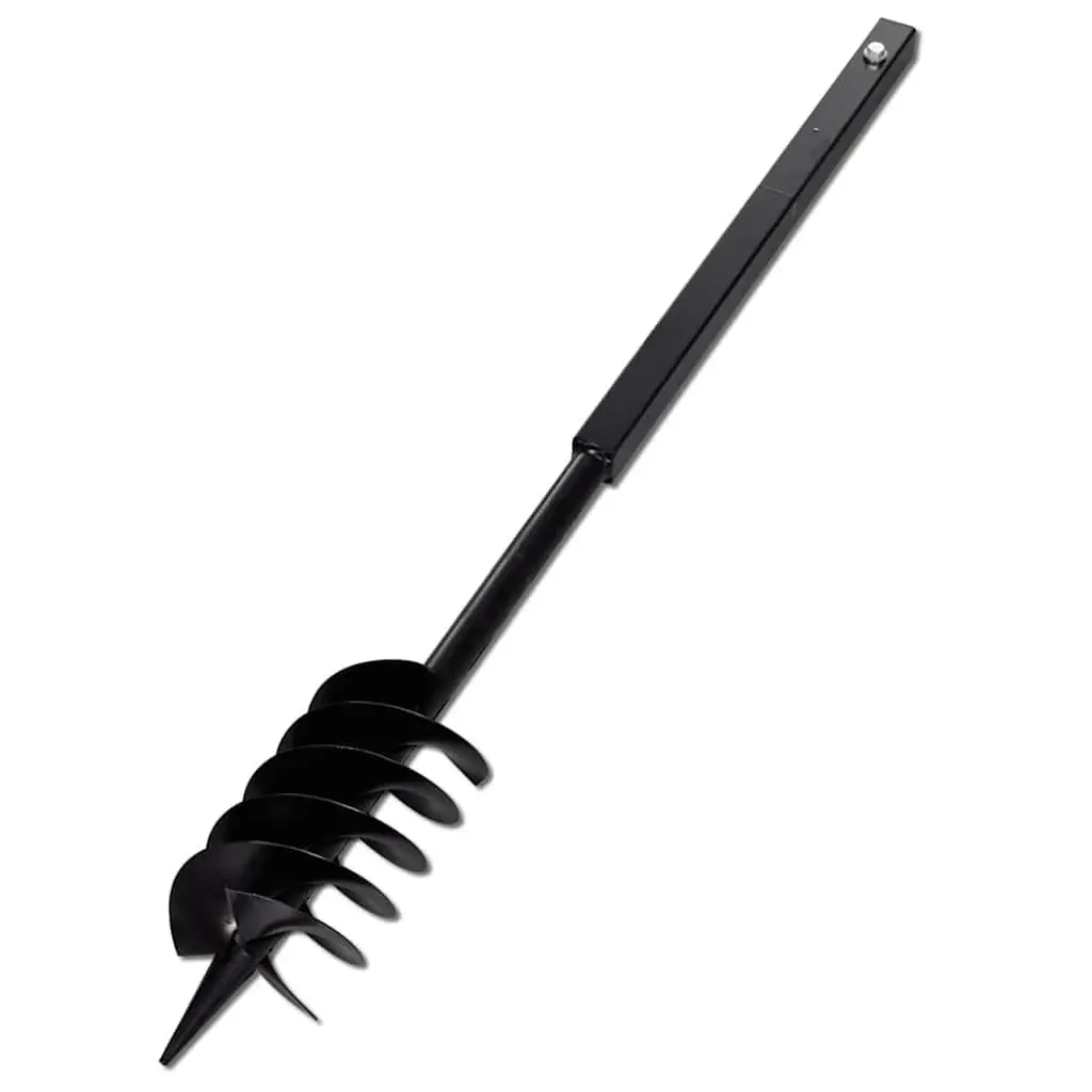 Ground Drill Auger 150mm with Handle and 12 Extension Tubes 13m for Soil Aeration