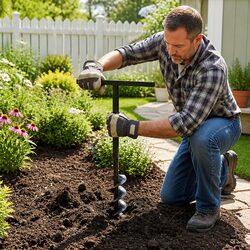 Your Friendly Ground Drill Auger for Planting and Aerating