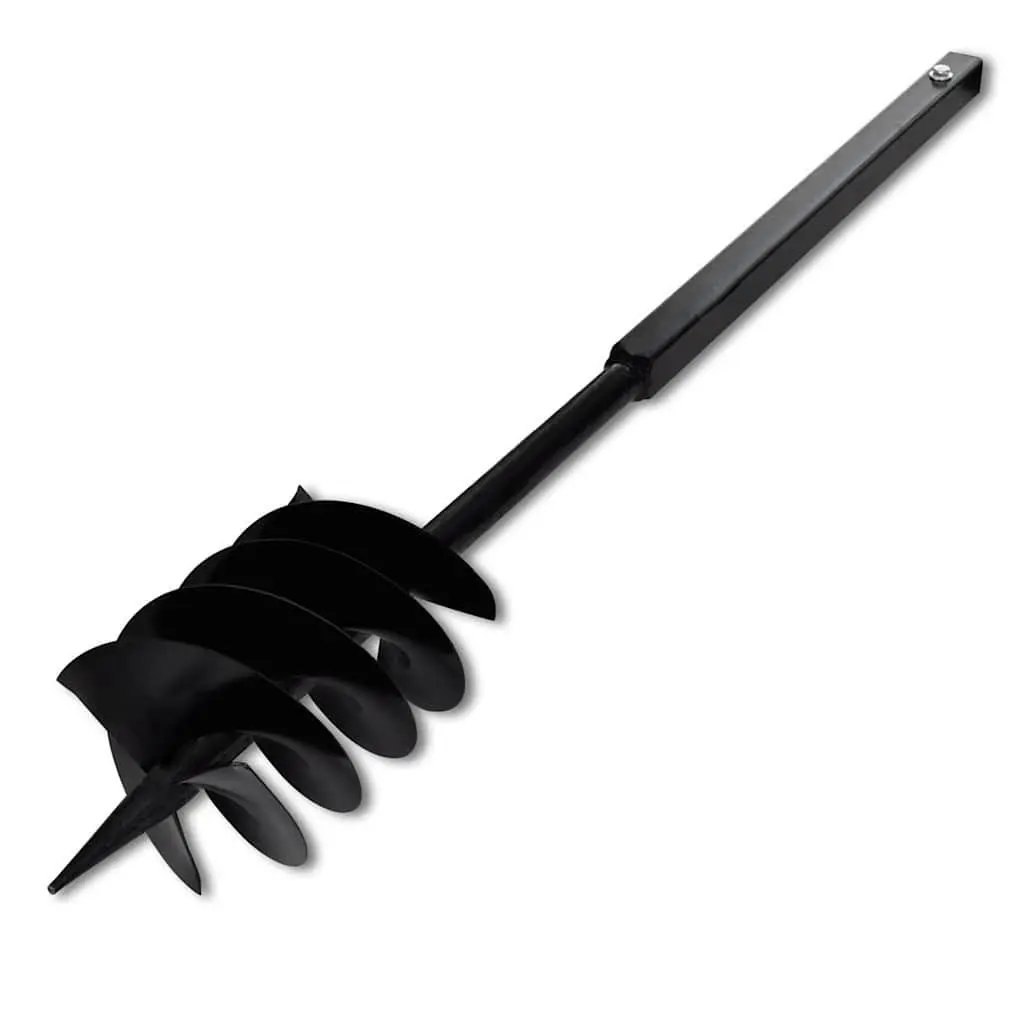 180mm Ground Drill Auger with Ergonomic Handle and 13m Reach for Soil Aeration and Planting