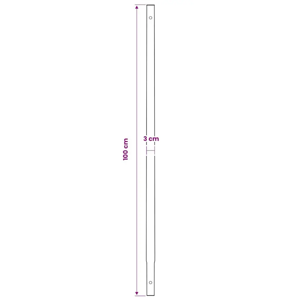 Ground Drill Auger 80mm with Handle and 5m Extension Tubes Gardening Tool