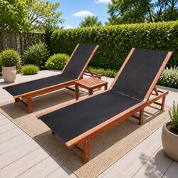 Your Outdoor Acacia Lounger Set for Relaxation