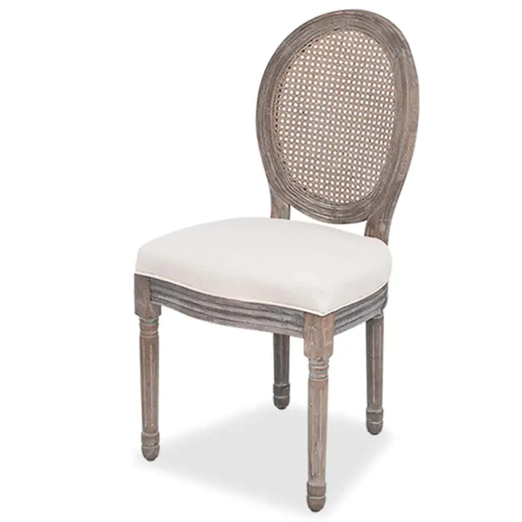 6 Cream Chairs