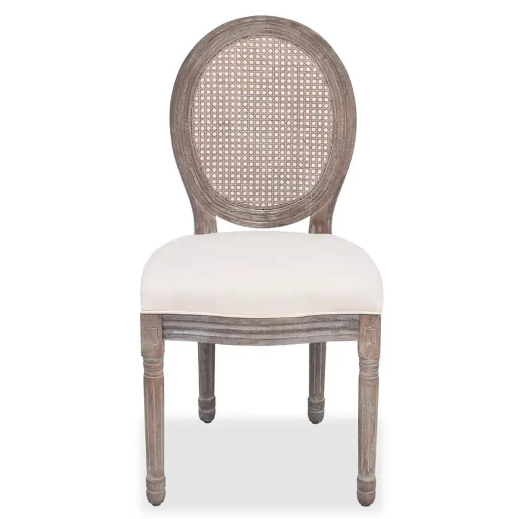 6 Cream Chairs