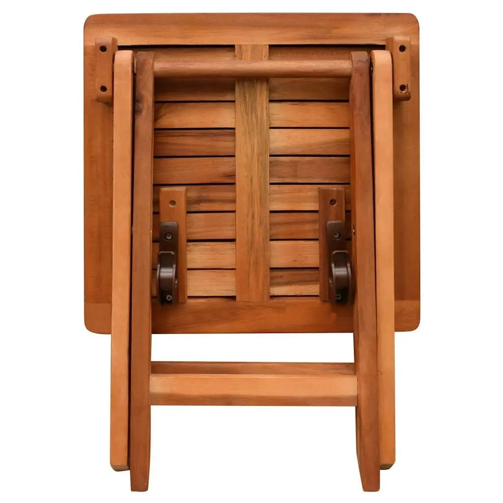Sun Loungers with Wheels Adjustable Backrest and Footrest 2 pcs Solid Acacia Wood Outdoor Garden Patio Furniture
