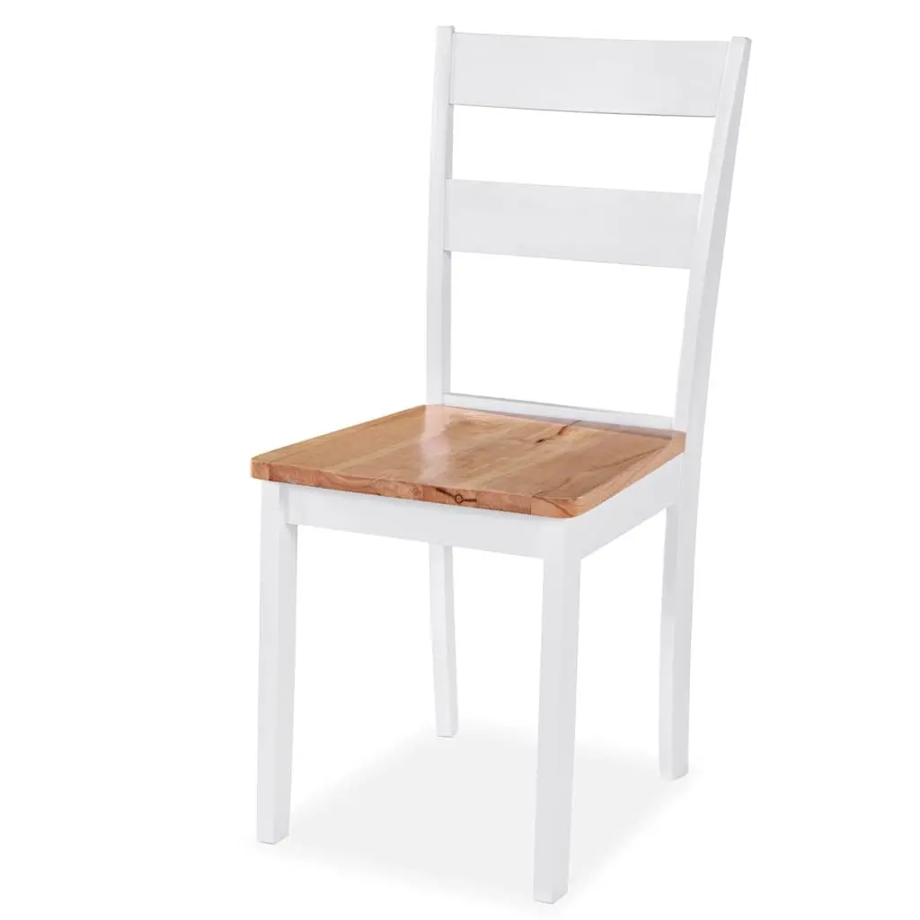 Dining Set 3 Pieces Drop-Leaf Table Chairs White Kitchen Furniture Compact
