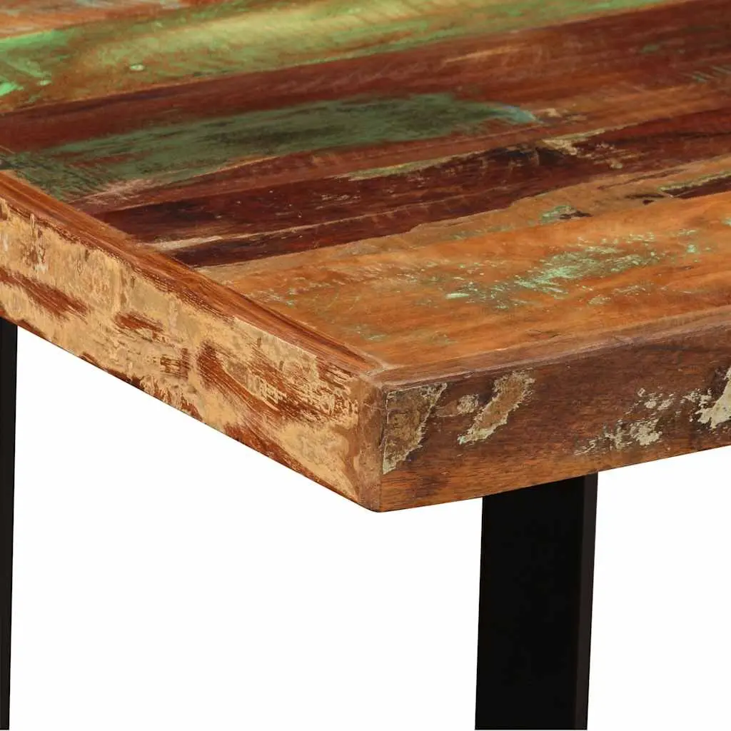 Bar Set Industrial Style Solid Reclaimed Wood 5 Piece Brown