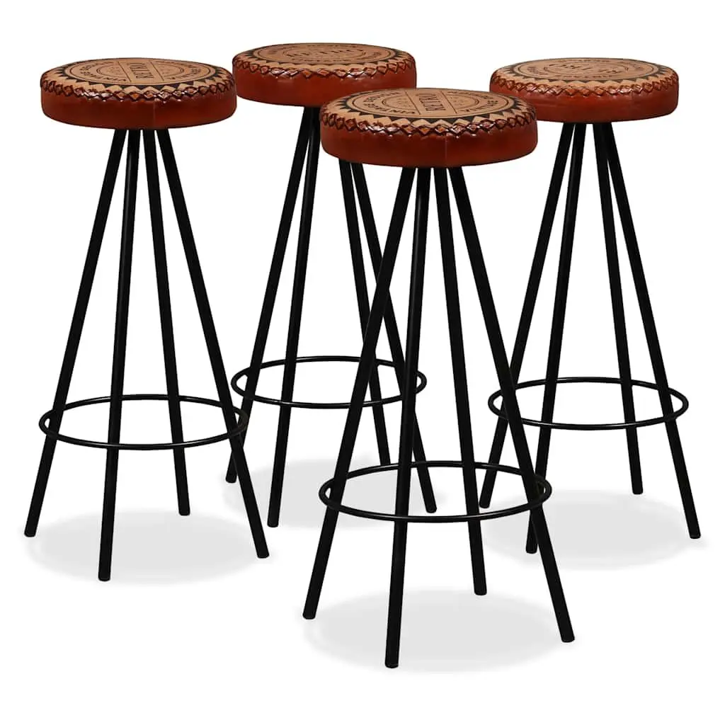 Bar Set 5 Pieces Solid Wood Reclaimed Industrial Kitchen Dining Table Stools