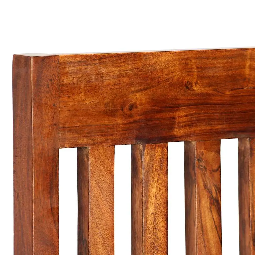 Dining Chairs Modern Solid Wood Brown 6 Piece Set