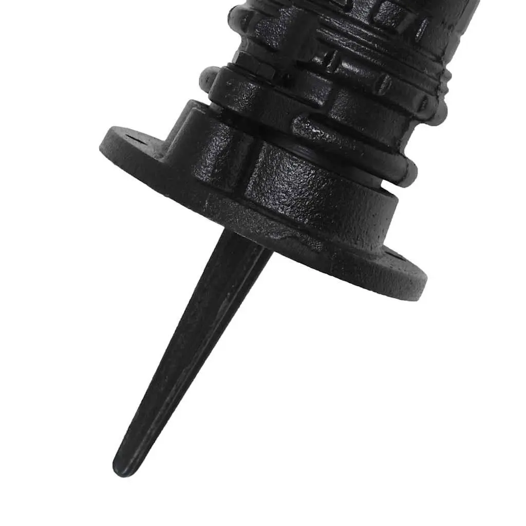 Hand Operated Garden Water Pump with Cast Iron Stand Black Well System