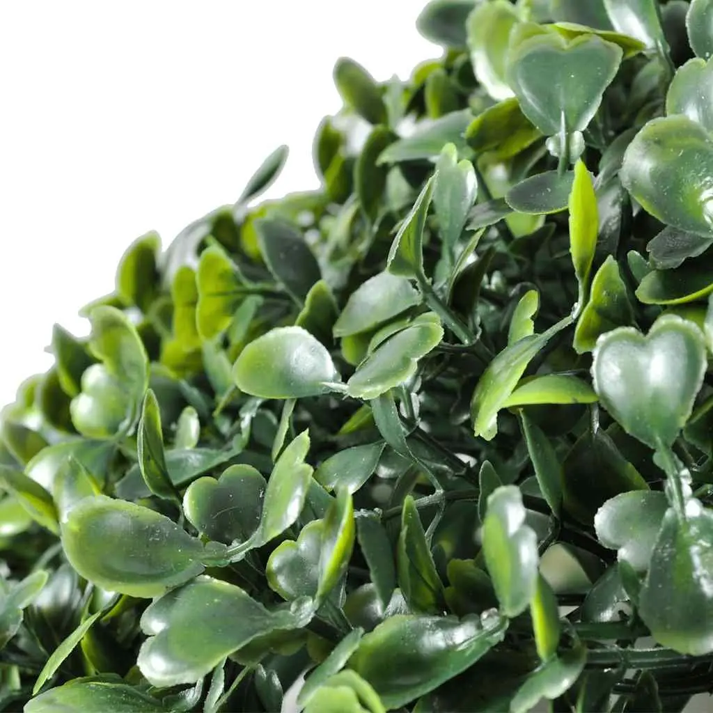 Artificial Boxwood Balls Mixed Green Colour 35cm Indoor Outdoor Garden Decor