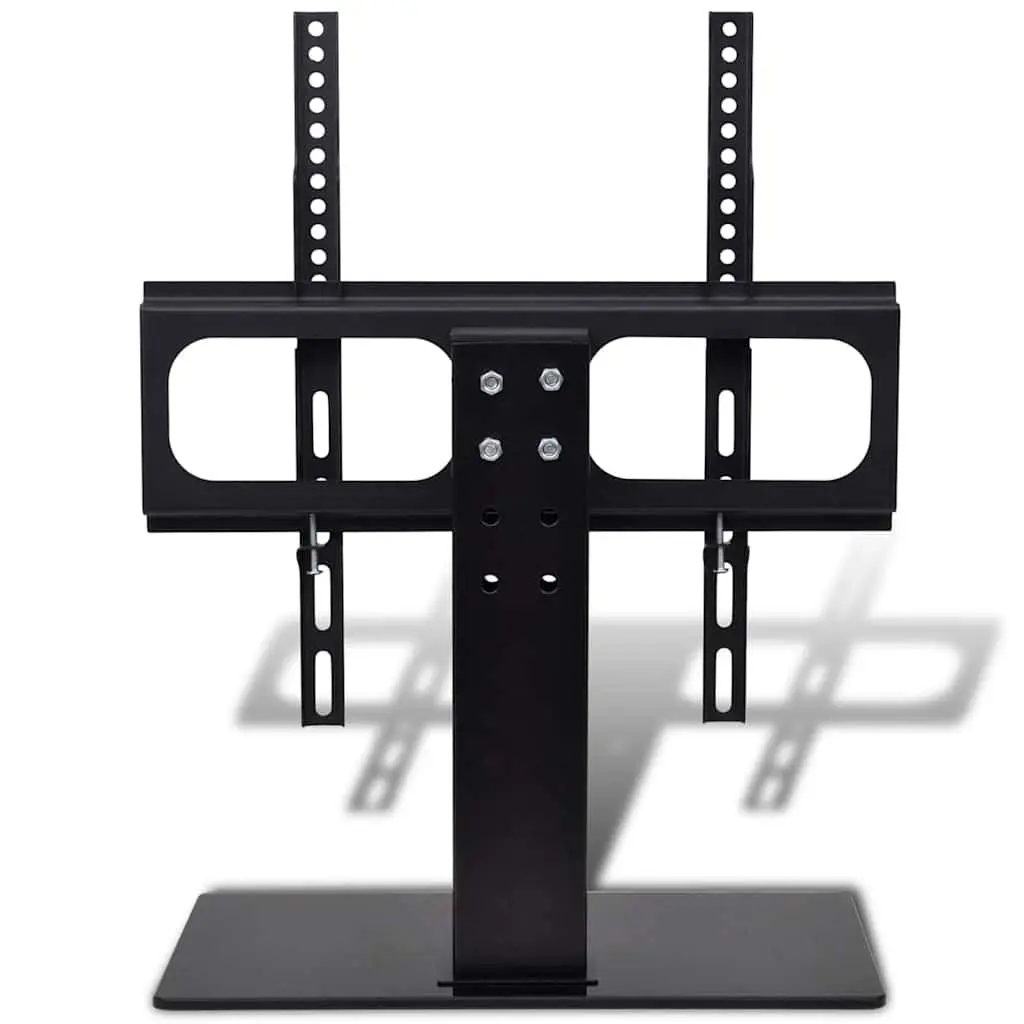 TV Bracket Stand Base Tempered Glass 23"-55" Flat Screen Monitor Desktop Display Mount