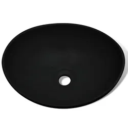 Your New Favorite Black Oval Wash Basin