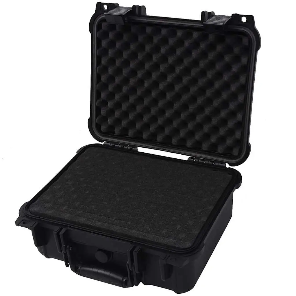 Protective Equipment Case Black Hard Travel 35x29.5x15cm