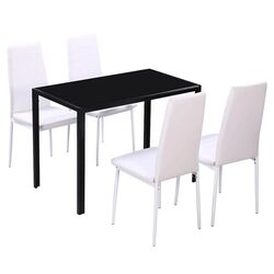 Your Ideal 5-Piece Dining Set with Comfort and Style