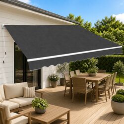 Get Comfortable Outdoors with Our 500cm Folding Awning