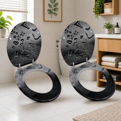 Friendly 2-Piece Toilet Seat Set with Lids