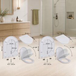 Enjoy Comfort with Soft Close Toilet Seats – 2 Pack