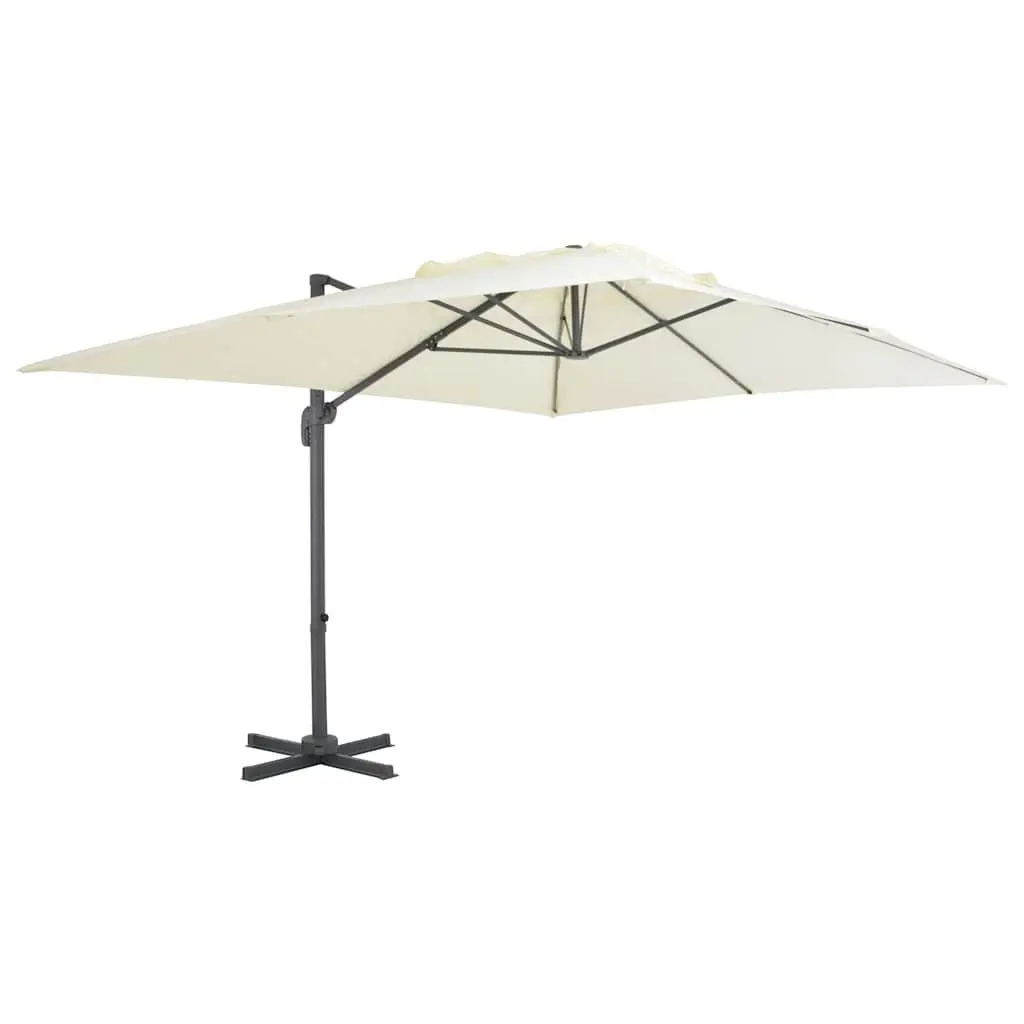 Garden Parasol UV-Resistant Aluminium Frame Tilt Rotate 360 Degree