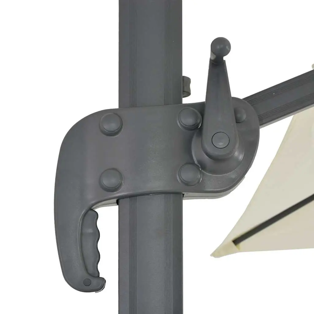 Garden Parasol UV-Resistant Aluminium Frame Tilt Rotate 360 Degree